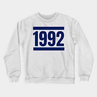 1992 with strip Crewneck Sweatshirt